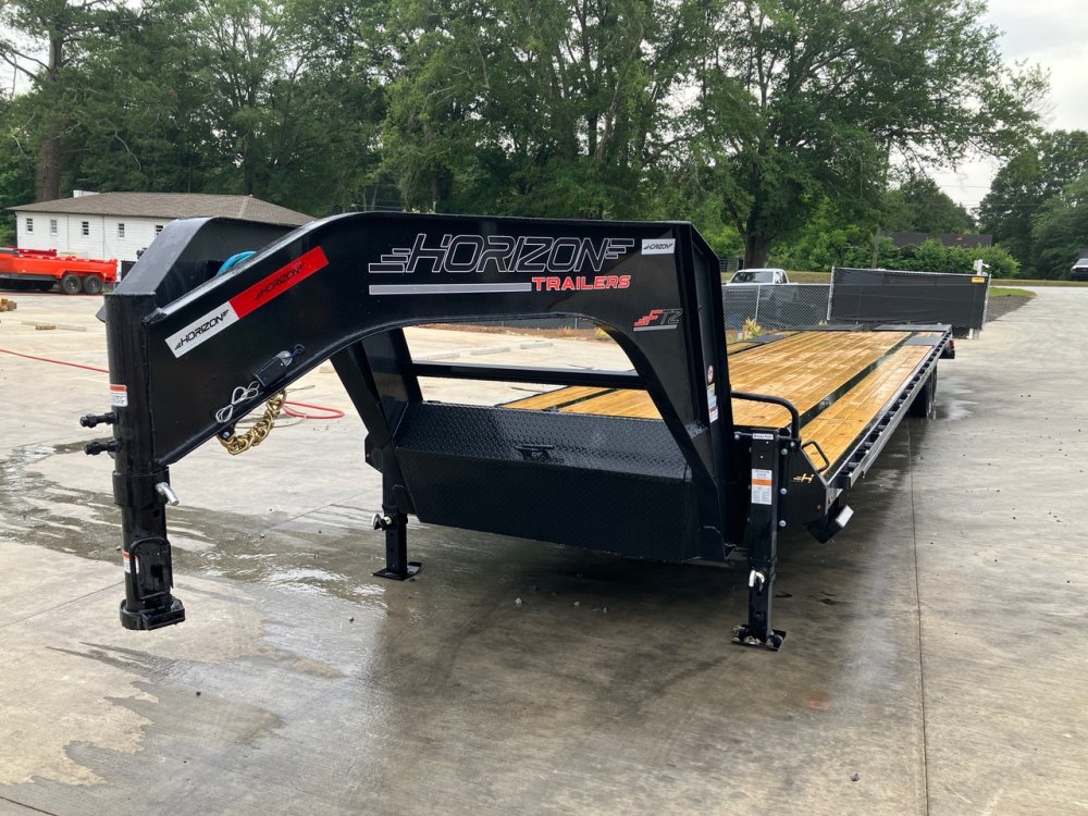 2026 Horizon FTZ 8.5x40 25K Gooseneck Deckover - 10K Super Singles, 12K Dual Jacks, Mountain Ramps, 