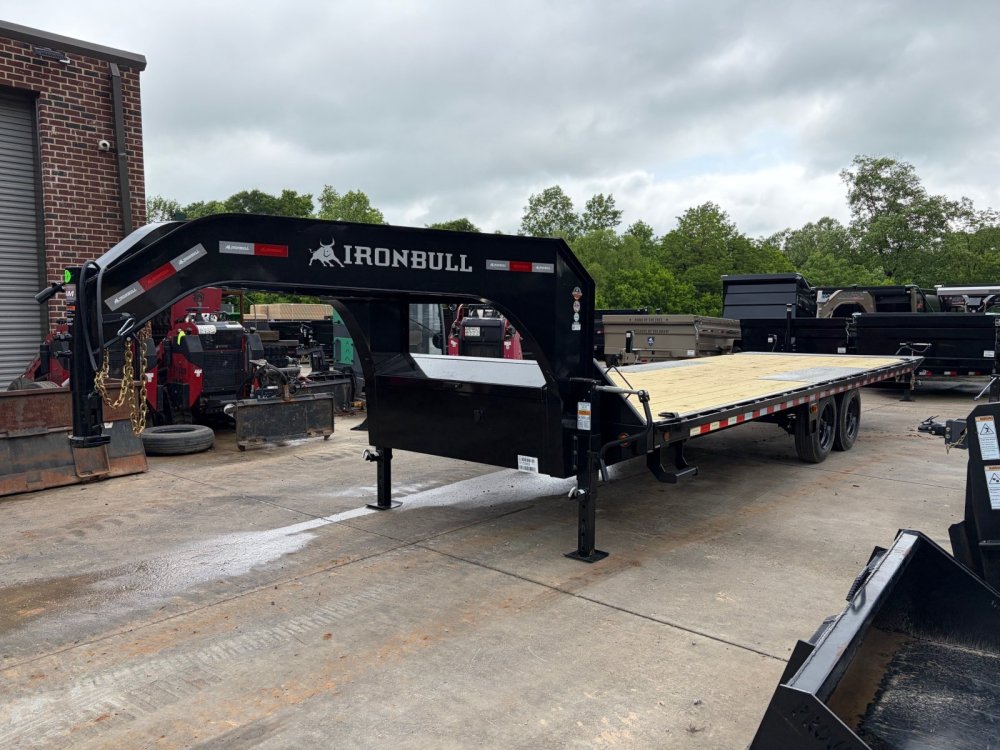 2027 Iron Bull 8.5x26 16k 8 Ton Power Tilt Dual Cylinder