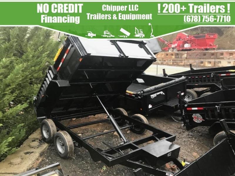 2025 Homesteader Trailers 7x10 7K 2ft Ramps Barn Doors Dump Trailer
