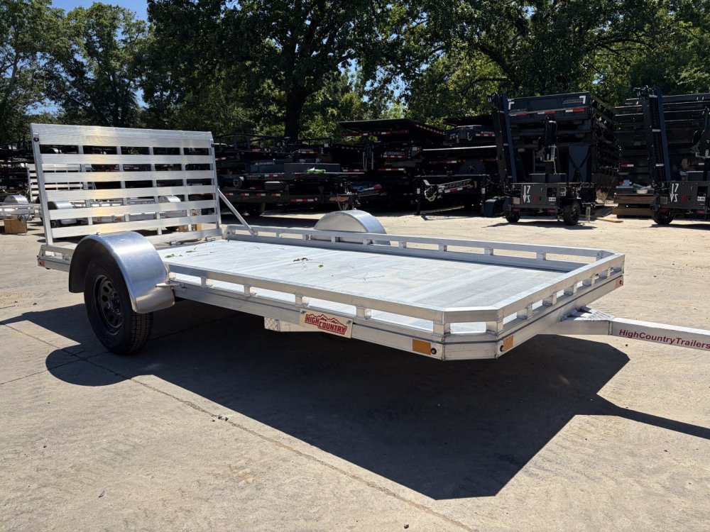 2026 Alcom Trailers 2026 Alcom High Country 6.5x14 Aluminum Utility Trailer 2,990 GVWR - Aluminum Wh
