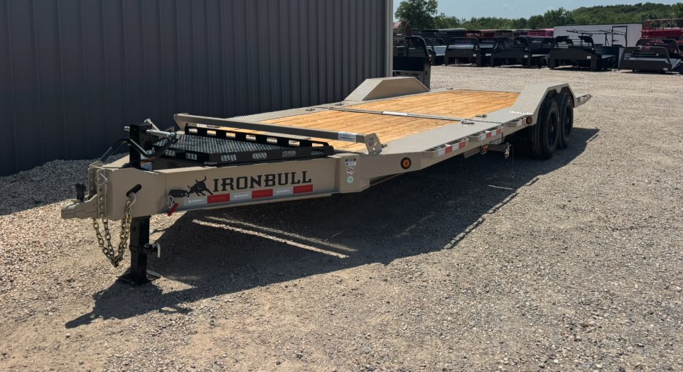 2027 Iron Bull 2027 Iron Bull THB 8.5x22 20K Gravity Tilt Equipment Trailer - 10K Torsion Axles, 18-