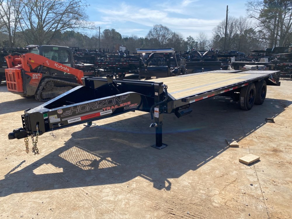 2026-Horizon-FTZ-8.5x22-22K/25K-Heavy-Duty-Deckover-Trailer-10K-Super-Singles,-12"-19-lb/ft-I-Beam-F
