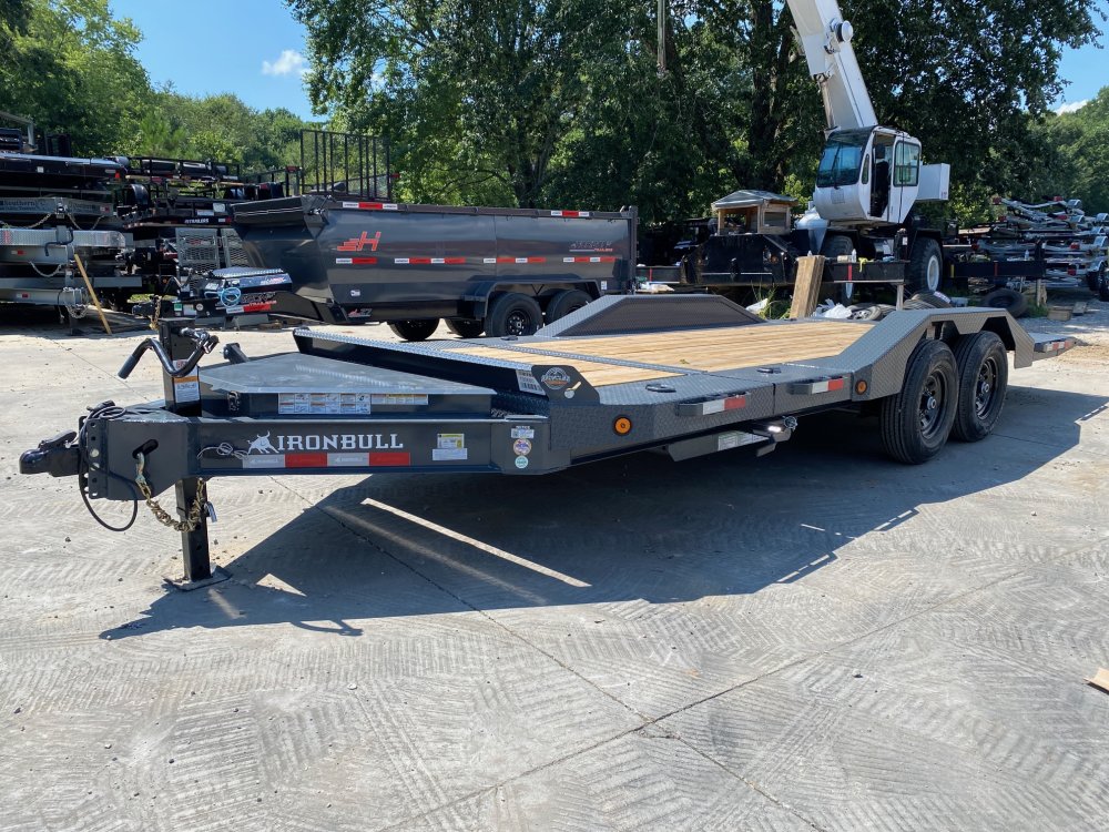 2026 Iron Bull 8.5x20 14K Tilt Deck Trailer - Drive-Over Fender, 8" I-Beam, Gravity Tilt w/ Lockout