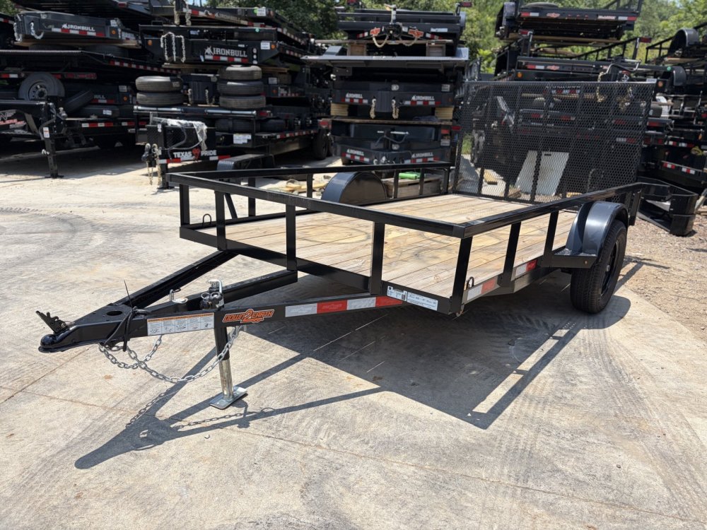 2026 Down To Earth Trailers 6.5x12 3500# 3.5K Single Axle Utility Trailer