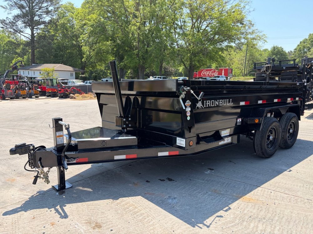 2026 Iron Bull Trailers 7x14 2ft 14k 7 Ton Dump Trailer