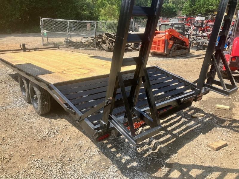 2023-Down-2-Earth-Trailers-8x20-17.5K-Heavy-Duty-Equipment-Hauler-1/4"-Drive-Over-Fenders,-16-Ply-Ti