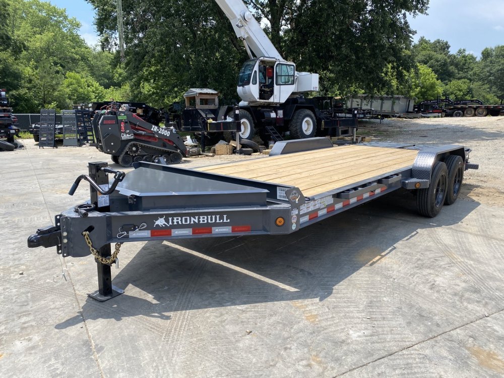 2026 Iron Bull 7x22 16K Equipment Hauler - 8" I-Beam Frame, Rampage Ramps, 16 Ply Tires | Heavy-Duty