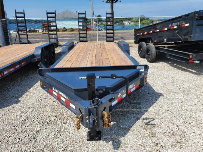 2024 Iron Bull Iron Bull EWB 8.5x20 Equipment Trailer 14K GVWR - 8" I-Beam, 102" Drive Over Fenders,