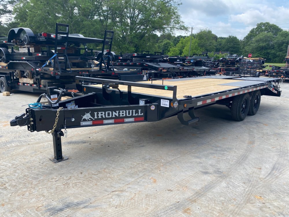 2026-Iron-Bull-Trailers-8.5x20-14k-7-Ton-Flatbed-Deckover-Trailer-F14K820MI