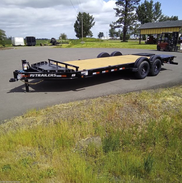 2026 PJ Trailers PJ EV Voyager 7x20 Equipment Trailer 14K GVWR - 8" I-Beam, Monster Ramps, Composite