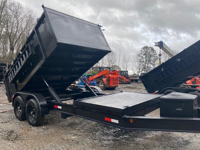 2025-Bama-Built-7x16-14K-3ft-12+4-Hybrid-Mini-Skid-Dump-Trailer-D14K7163B-HYBRID
