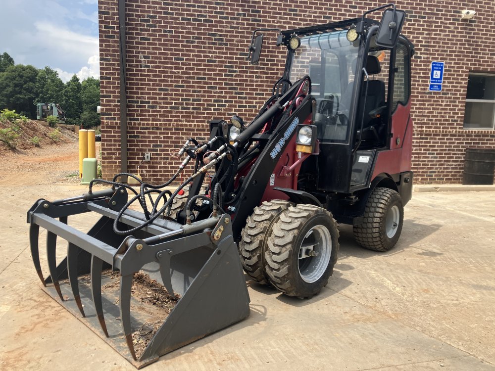 2022 Iron Rhino USED IR1600WL Enclosed Cab Articulating Wheel Loader with Solid Floor Grapple