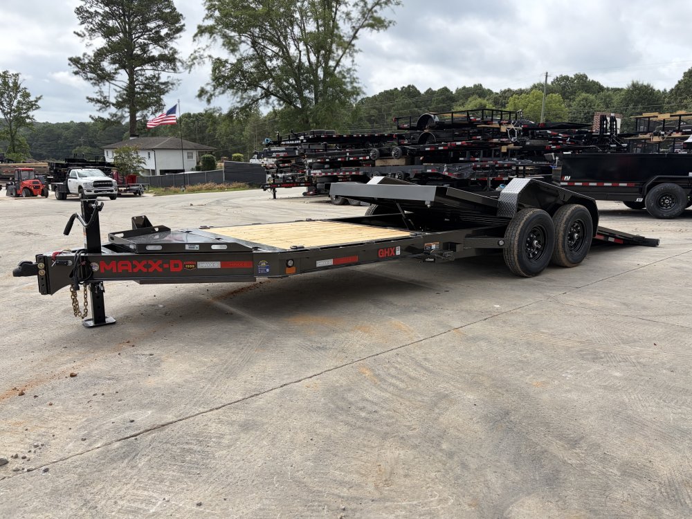 2027 MAXXD Trailers 2027 MAXX-D GHX 7x22 14K Gravity Tilt Equipment Trailer - Torsion Axles, 6' Stat