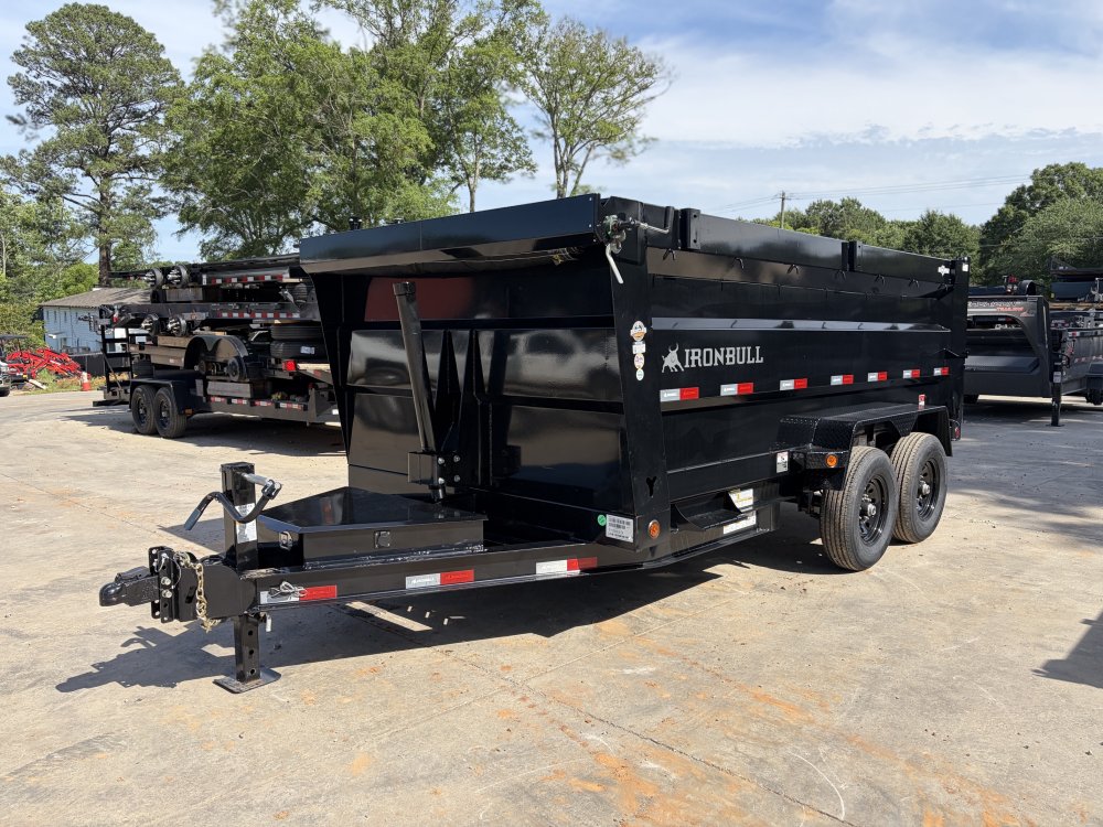 2026 Iron Bull DTB 7x14 4ft 14k 7 Ton Dump Trailer