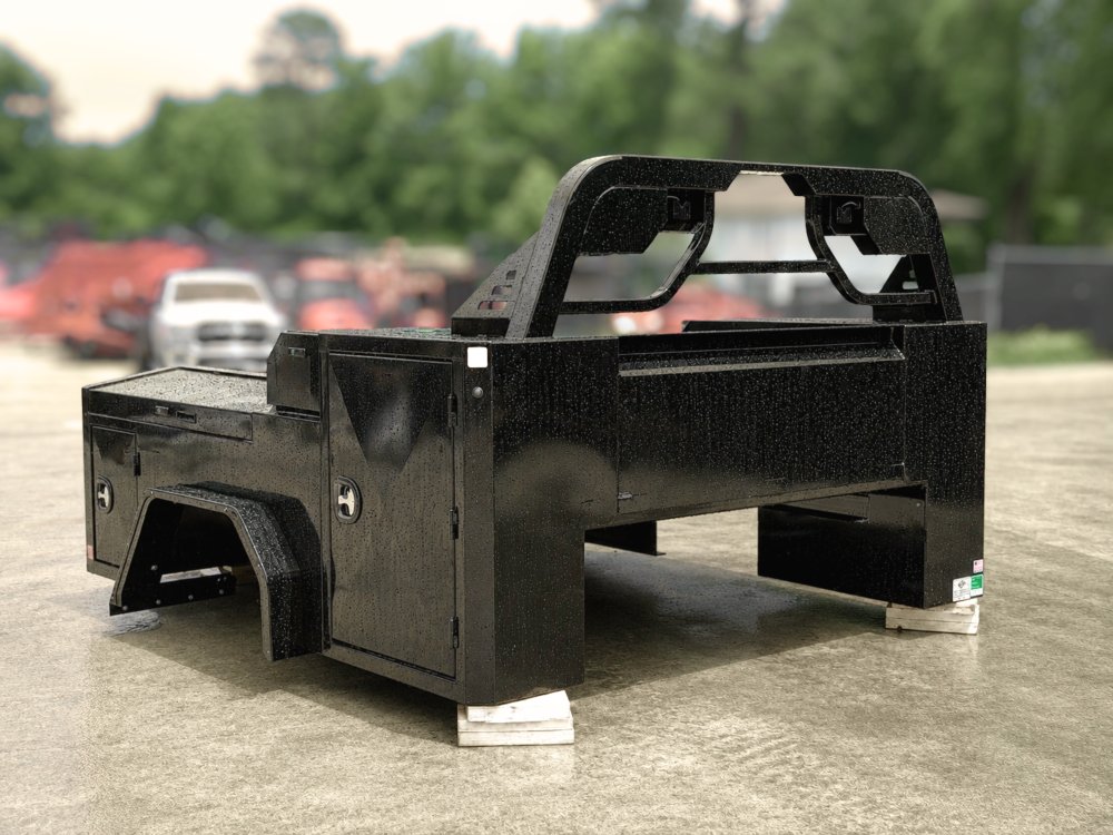 2026 BedBoss ArmorVault Service Truck Bed 8'6" x 97" - Steel Service Body w/ Toolboxes & 30K Goosene