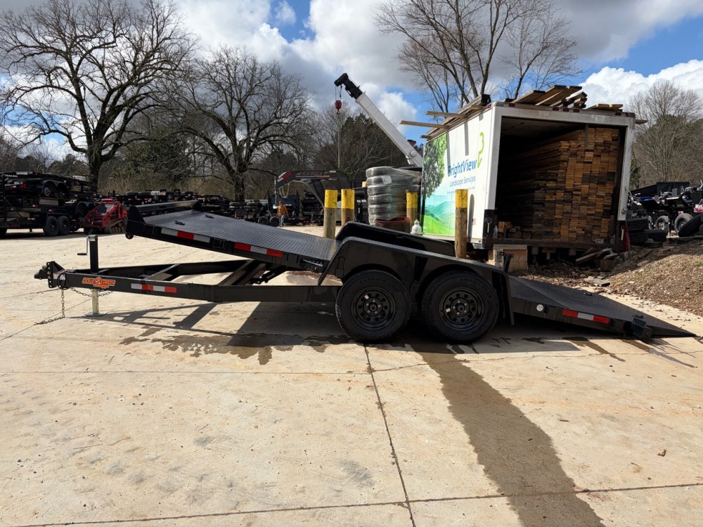 2023 Down To Earth Trailers 7x20 7K Full Gravity Tilt Trailer - Steel Deck, Removable Fender