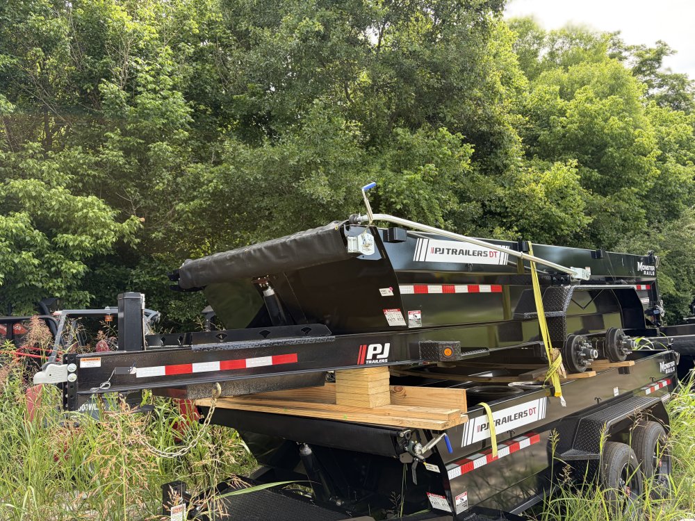 2027 PJ Trailers 2027 PJ DT1 Voyager Series 7x16 Dump Trailer 15.6K GVWR - 2' Sides, 7 Gauge Floor, 