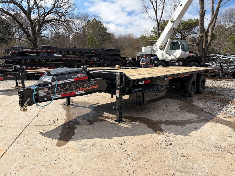 2027 Horizon Horizon FFT 8.5x24 Full Hydraulic Tilt Trailer 21K GVWR - 102" Wide, 10K Axles, Wireles