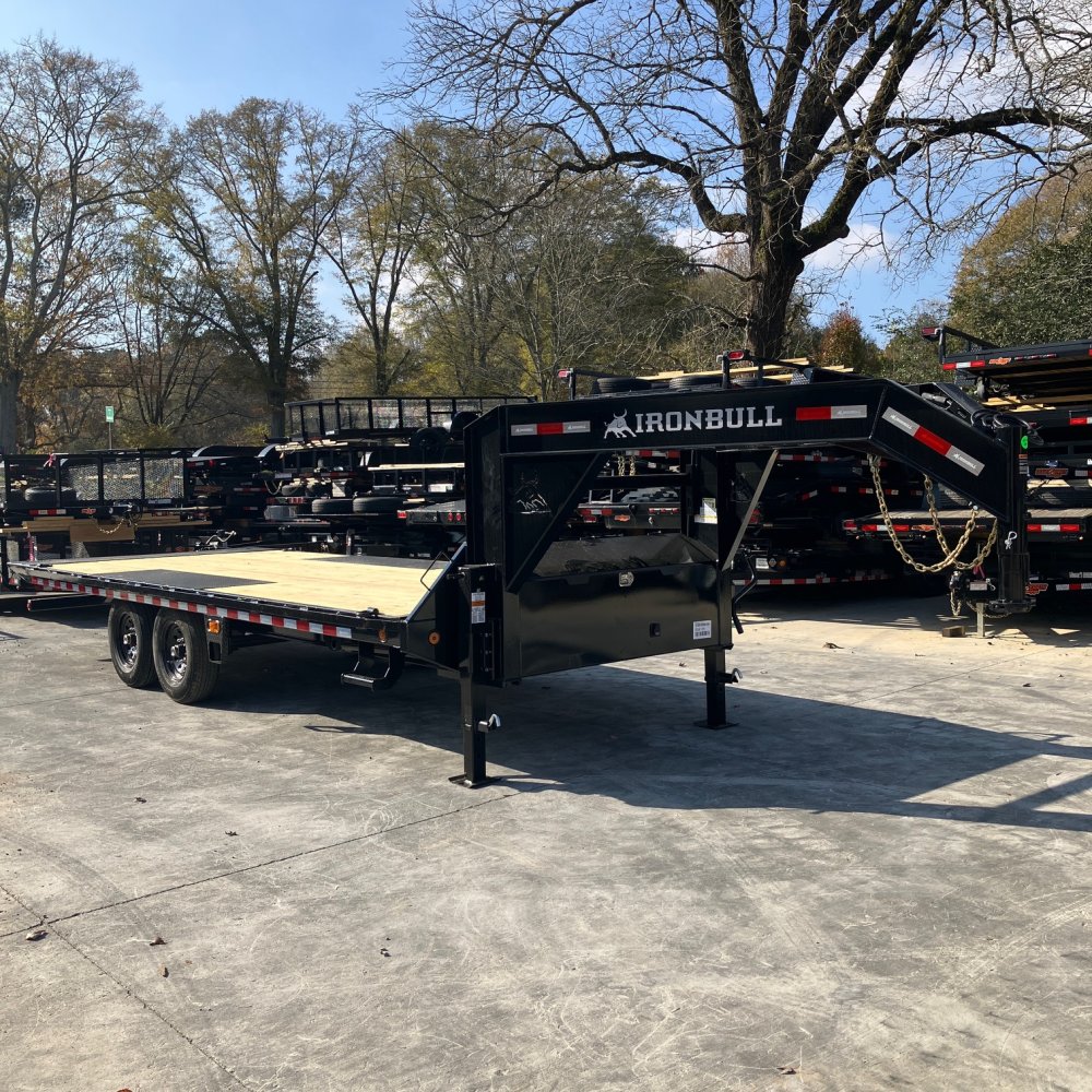 2026 Iron Bull 8x22 14k Gooseneck Deckover Tilt