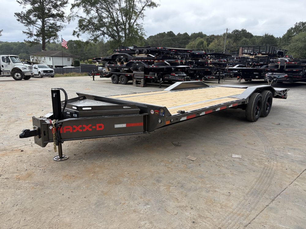 2027 MAXXD Trailers 2027 MAXX-D H9X 8.5x24 22K Equipment Hauler - 10K Axles, Hydraulic Jack, Drive-O