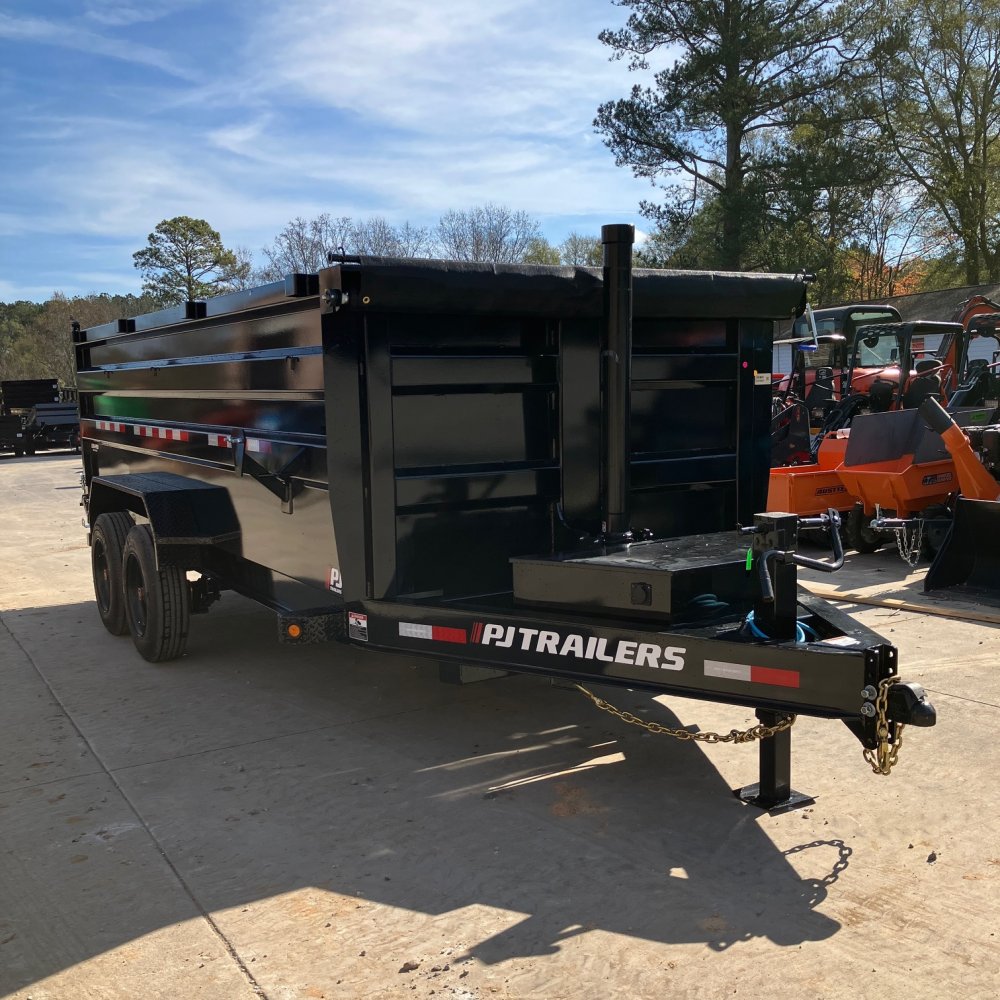 2026-PJ-Trailers-7x16-16K-4ft-8-Ton-16000#-Telescopic-Dump-Trailer-D16K7164TP-16Ply