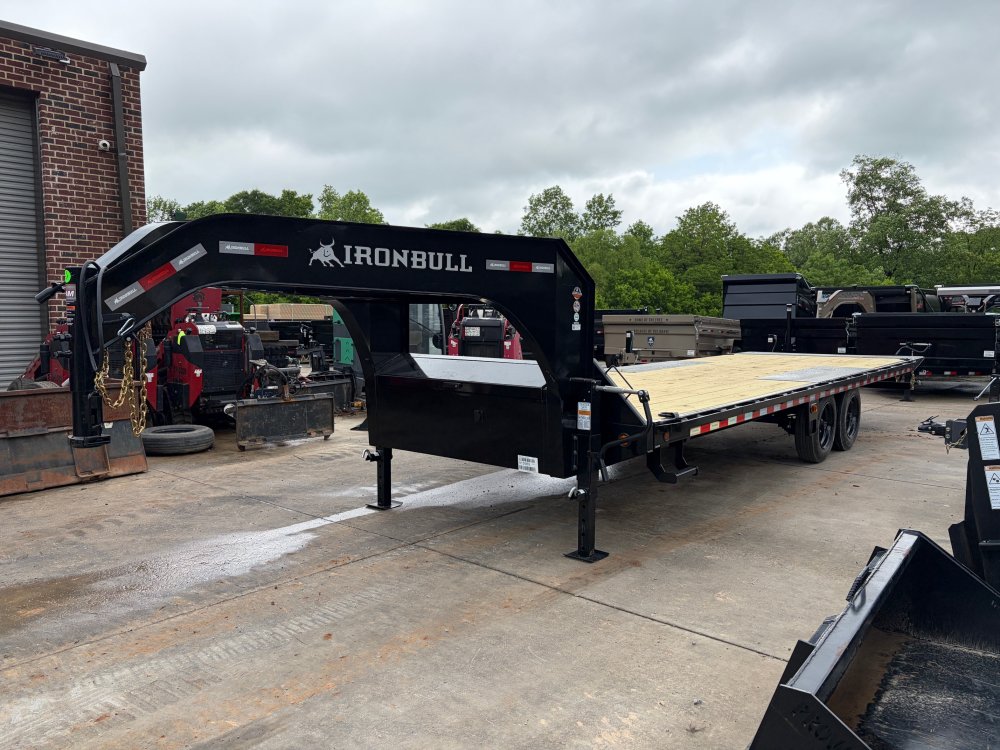 2026 Iron Bull 8.5x26 16k 8 Ton Power Tilt Dual Cylinder