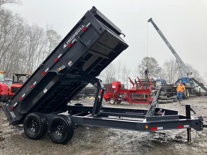 2026 Iron Bull DWB 7x14 2ft 16k 14 Ply 8 Ton Dump Trailer