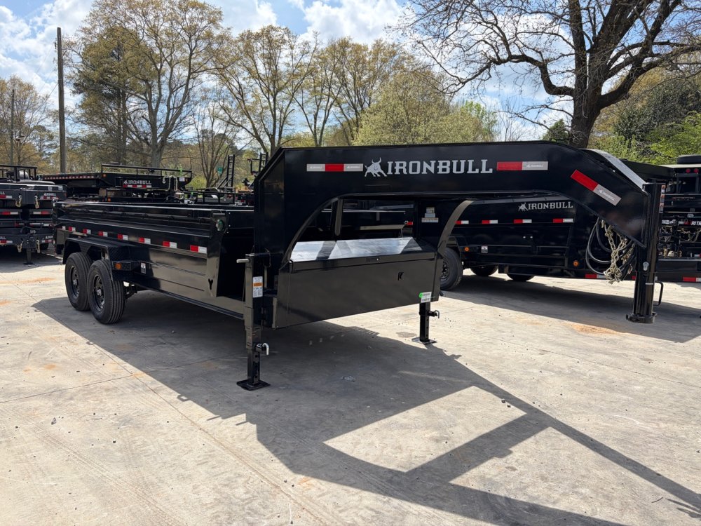 2026 Iron Bull Trailers DTG 7x16 2' 14k Gooseneck Telescopic Dump Trailer