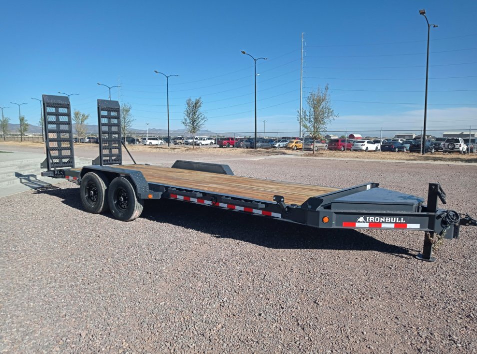 2027 Iron Bull 2027 Iron Bull EWB 7x18 Equipment Trailer - 16K GVWR, 2' Dovetail & 6' Heavy-Duty Fol