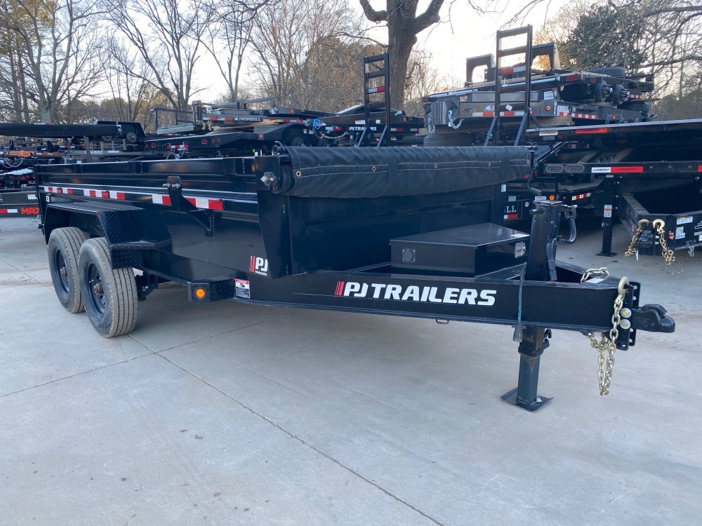 2023 PJ Trailers DX 7x14 2ft 16k 7 Ton Dump Trailer