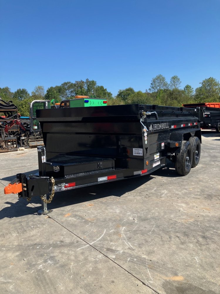 2026 Iron Bull DTB 6x12 Dump Trailer - 10K, 7GA Floor, Scissor Hoist, Ramps