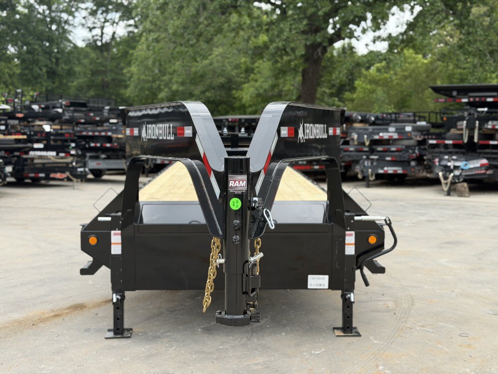 2027 Iron Bull 2026 Iron Bull FTG 8.5x40 Gooseneck Deckover Trailer 14K GVWR - Engineered Neck, 12"
