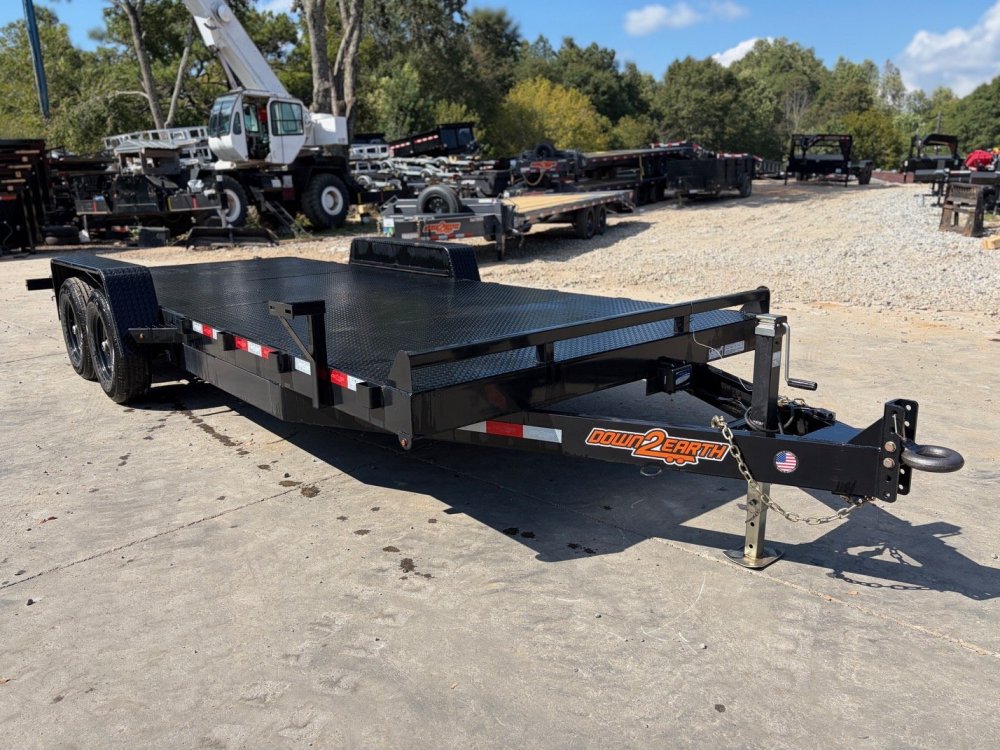 Need pics 2025 Down To Earth Trailers Down To Earth 7x20 Car Hauler Trailer 10K GVWR - Steel Deck, 6