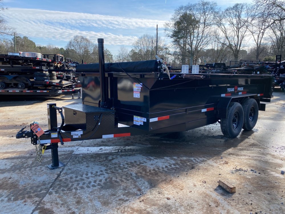 2026-Texas-Pride-7x16-2ft-16K-Dump-Trailer-TELE-Hoist,-7-Gauge-Floor,-6"-Channel-Frame,-12K-Jack-D16