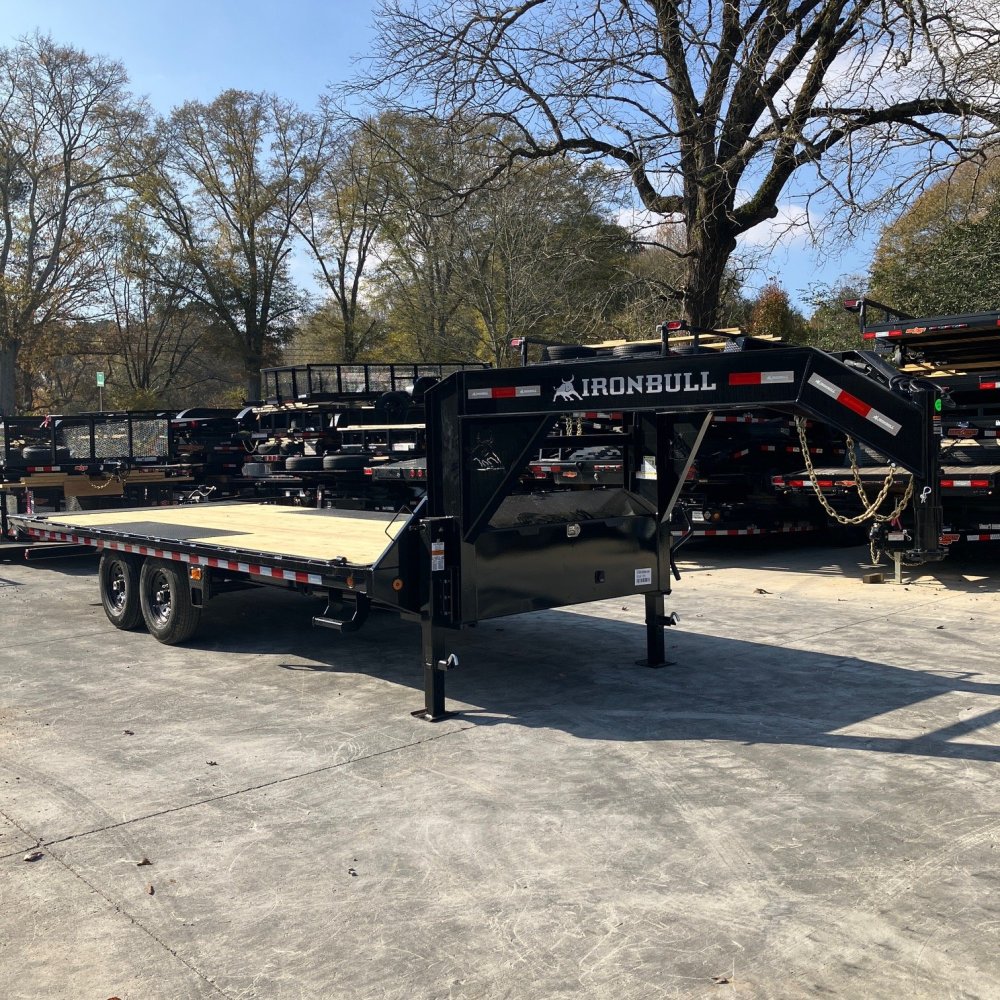 2026 Iron Bull 8x22 14k Gooseneck Deckover Tilt