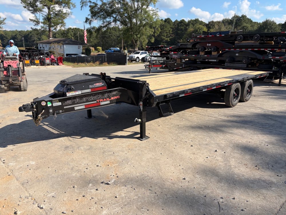 2027 Horizon 2027 Horizon FTZ 8.5x24 22.4K Gooseneck Deckover Trailer - 10K Super Singles, Straight
