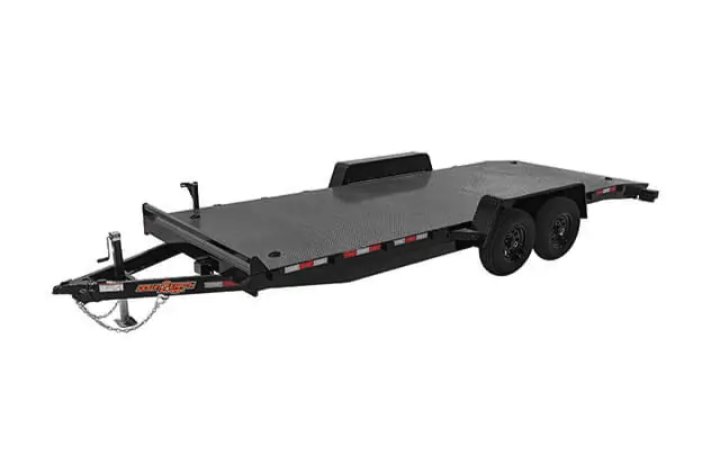2025 Down To Earth Trailers 82" X 20' Solid Deck Carhauler Trailer 7k GWVR