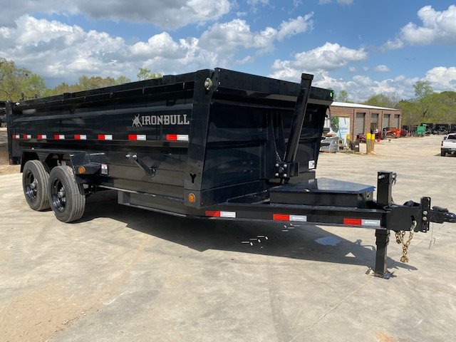 2026 Iron Bull Trailers DTB 7x16 3ft Telescopic 16k 8 Ton Dump Trailer