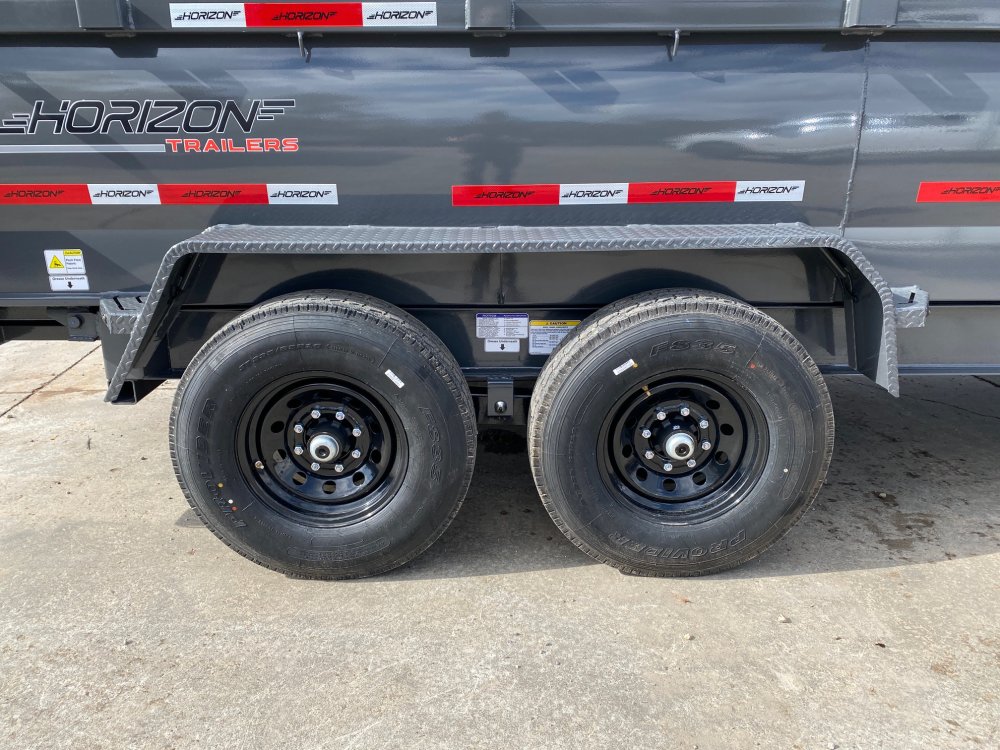 2026-Horizon-7x14-14K-3ft-7-Ton-14000#-Dump-Trailer-D14K7143HZ-GRY