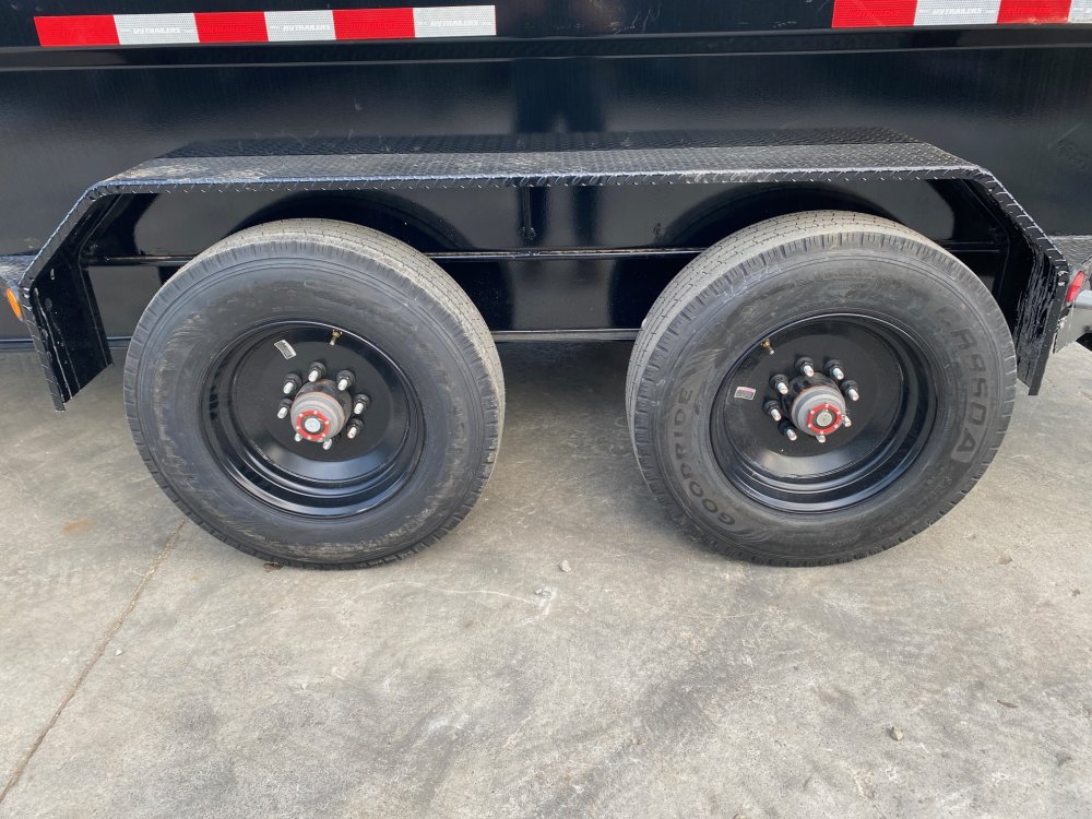 2026-PJ-Trailers-DE-7x16-Gooseneck-Dump-22K,-7GA-Floor-&-Sides,-20K-Scissor-Hoist-D20K7163P