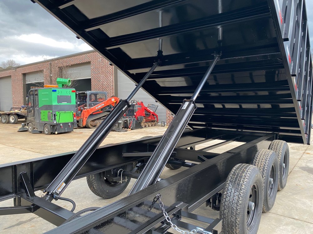 2025 Bama Built 8x20 21K 4ft Gooseneck Tri-Axle Dump Trailer