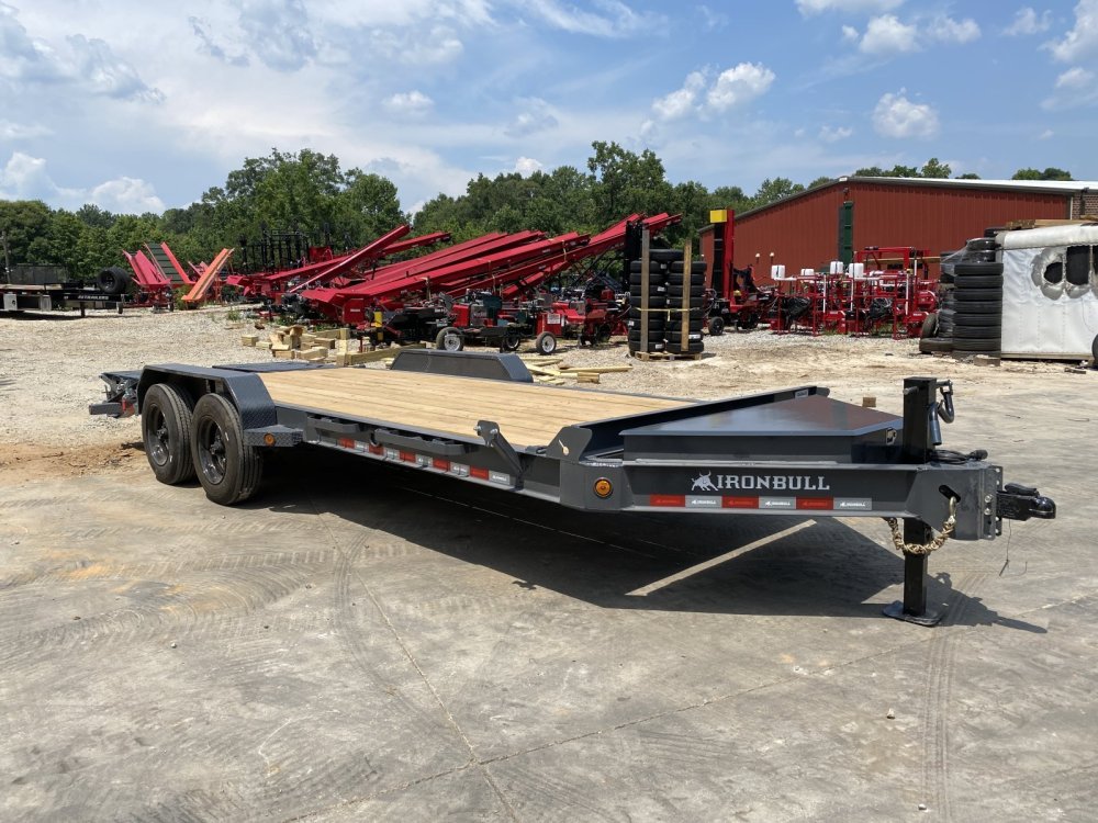 2027 Iron Bull 7x20 16K Equipment Hauler - 8" I-Beam Frame, Rampage Ramps, 16 Ply Tires | Heavy-Duty