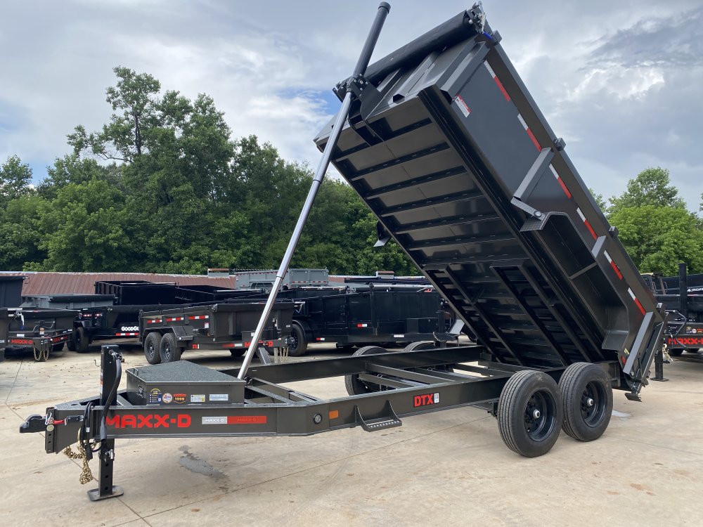 2026-MAXXD-Trailers-7x14-3ft-16k-8-Ton-Ramps-Low-Pro-Telescopic-Dump-D16K7143TX