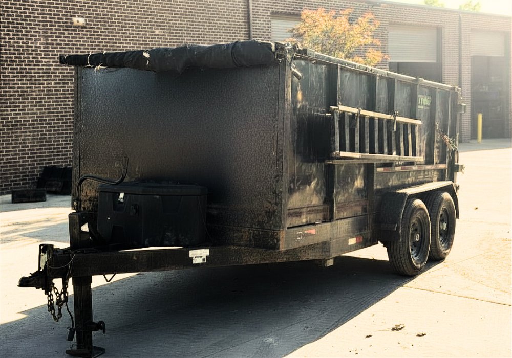 2019 RENTAL 7X14 14K 4' SIDE Dump Trailer