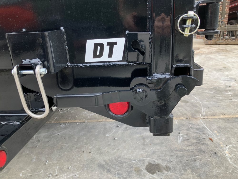 2026-PJ-Trailers-7x16-14K-Dump-Trailer-4'-Sides,-7-Gauge-Floor,-TELE-Hoist,-Barn/Spread-Gate,-Ramps,