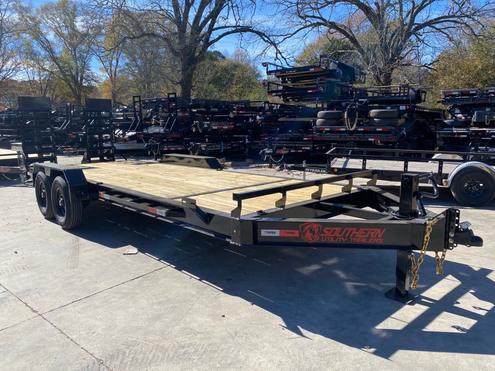 2026 Southern Utility Trailers 7x22 14K Equipment Hauler - I-Beam Frame, Heavy-Duty Stand-Up Ramps