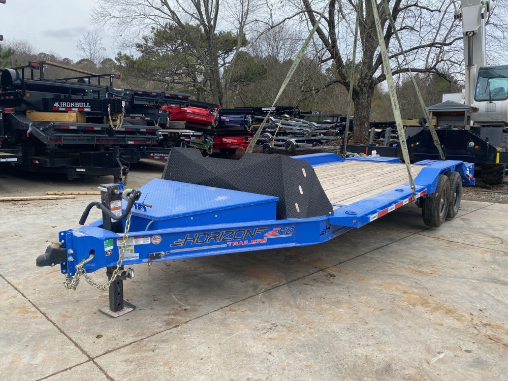 2026 Horizon EHZ 8.5x20 14K Equipment Hauler - &frac14;" Drive-Over Fenders, 8" I-Beam, Mountain Ramps, Too