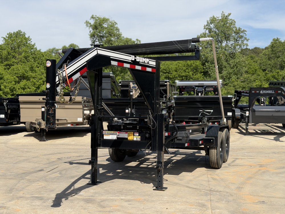 2024 U-Dump ROGN Gooseneck 7X12 14K Roll Off Trailer