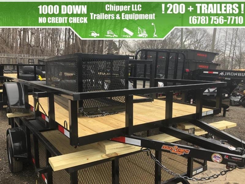 2025 Down To Earth Trailers 5x12 3500# 3.5K Single Axle Utility Trailer