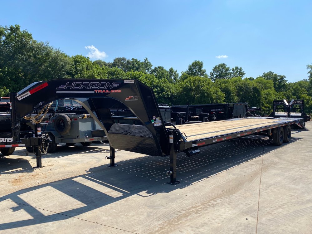 2026-Horizon-8.5x32-25K-Gooseneck-Deckover-Trailer-SuperSingle-Axles,-Heavy-Duty-Frame,-Mountain-Ram